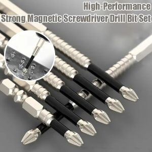 Sterke magnetische schroevendraaier bitset (6 stuks) | SETDRILL